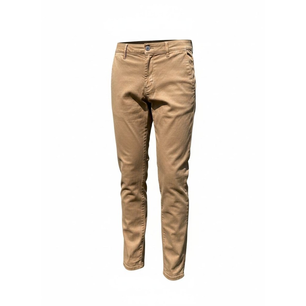 Grey Daniele Alessandrini Men’s Brown Slim Fit Straight Pants Size 31 NWT